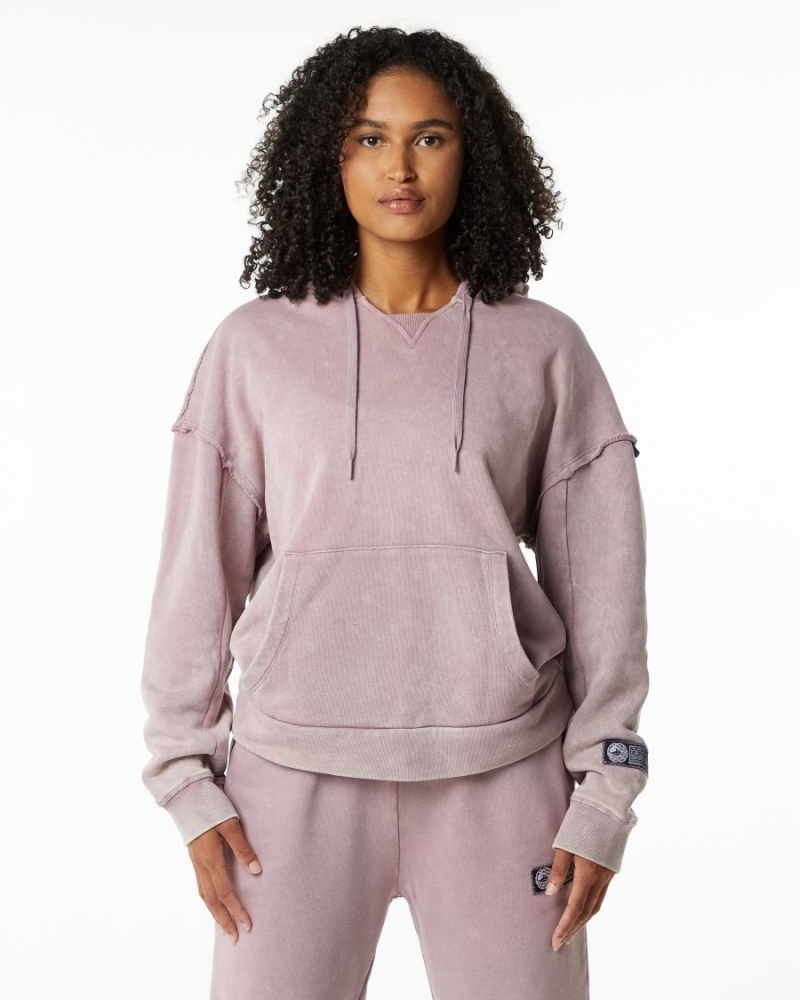 Sudadera con Capucha Alphalete Very Terry Hoodie Mujer Rosas | BYLRID-068