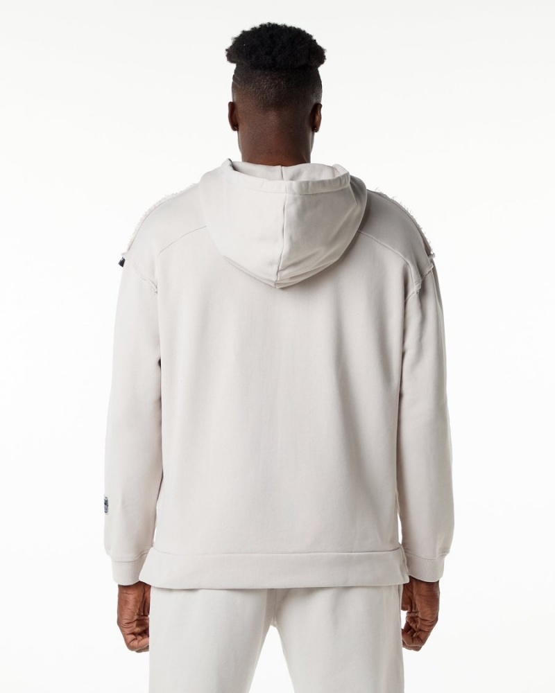 Sudadera con Capucha Alphalete Very Terry Hoodie Hombre Moonstone | RJTQPE-745