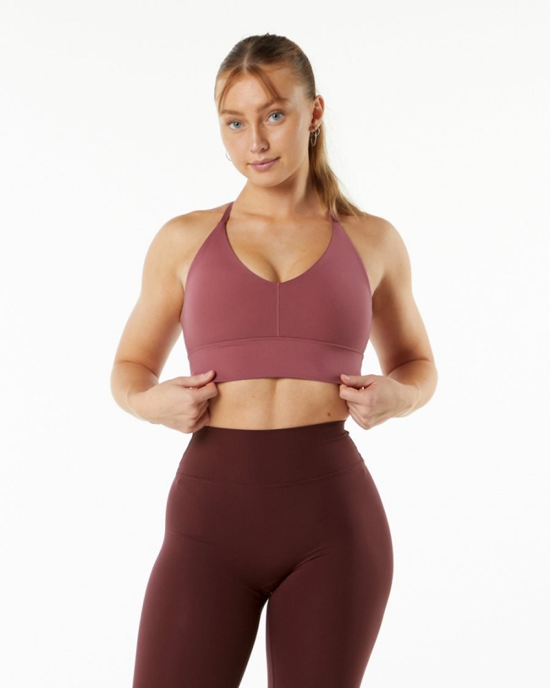 Sujetador Deportivo Alphalete Alphalux Wonder Bra Mujer Wisteria | WFULPI-270