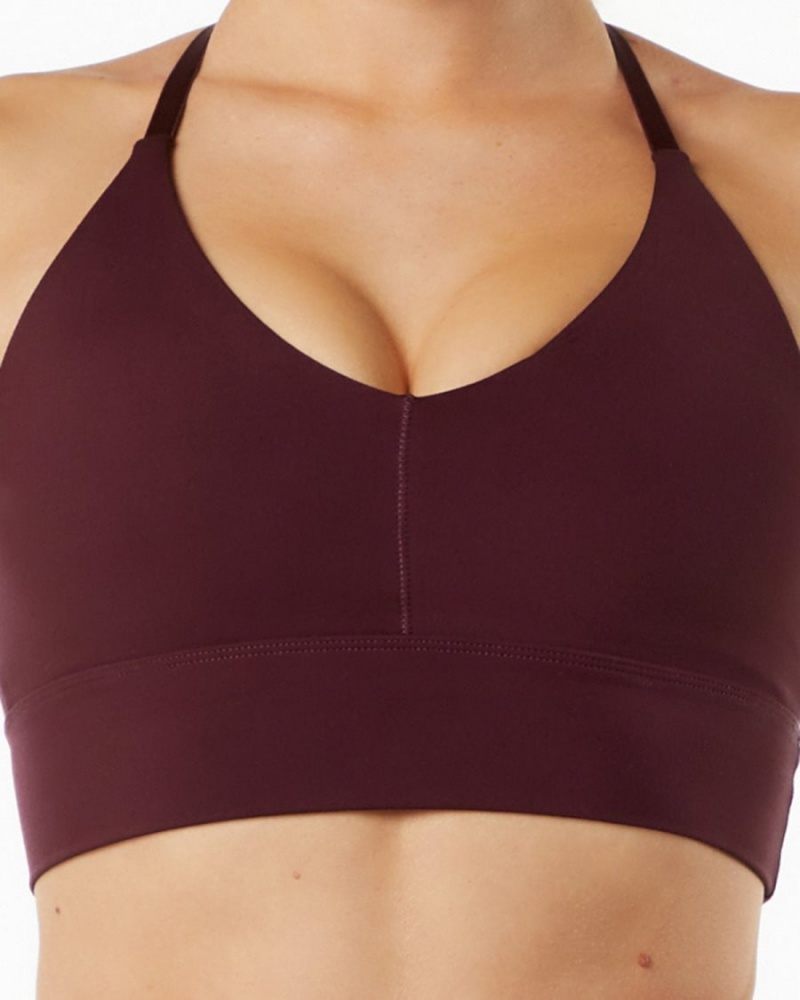 Sujetador Deportivo Alphalete Alphalux Wonder Bra Mujer Negras | YURMPL-073