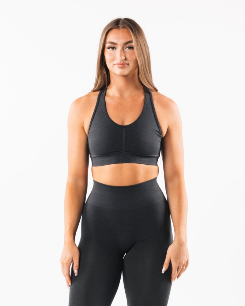 Sujetador Deportivo Alphalete Amplify Bra Mujer Shadow | GZNHKO-785