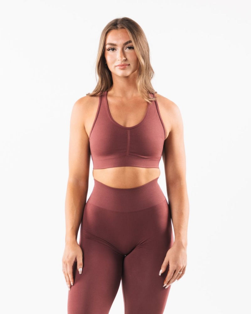 Sujetador Deportivo Alphalete Amplify Bra Mujer Autumn | OYBGEP-036