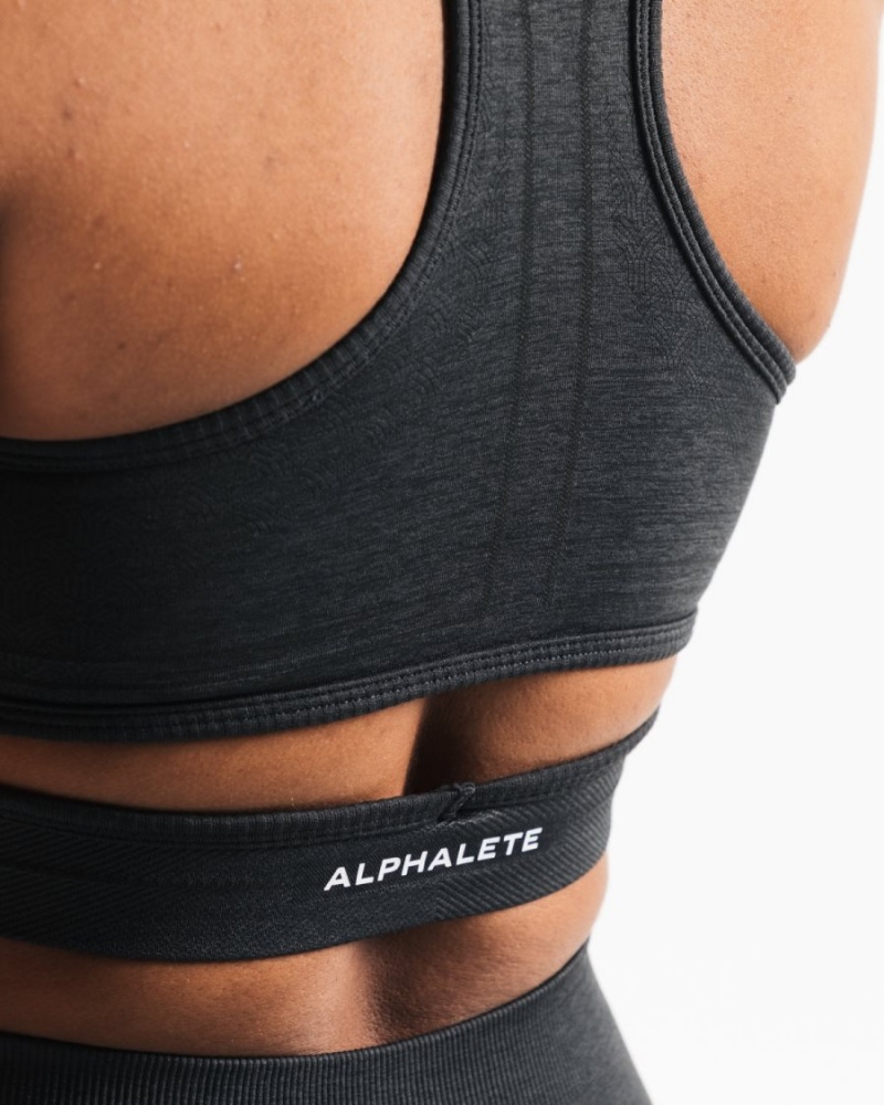 Sujetador Deportivo Alphalete Stratus Bra Mujer Shadow | VYKCQG-918