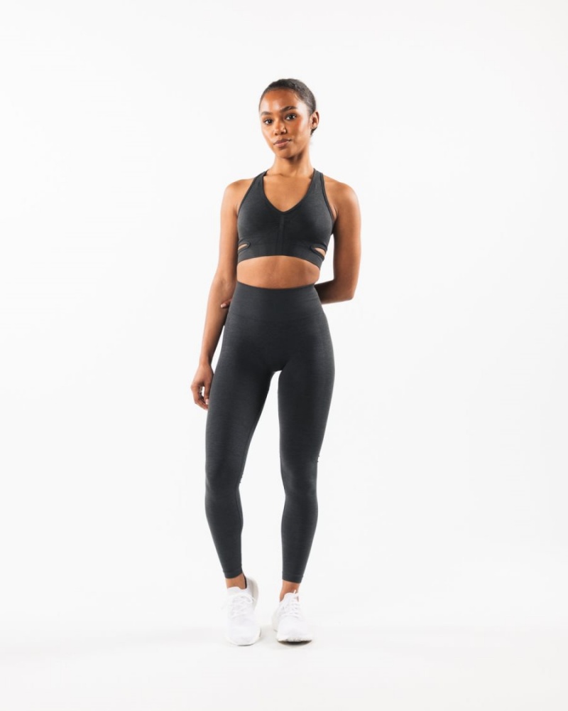 Sujetador Deportivo Alphalete Stratus Bra Mujer Shadow | VYKCQG-918